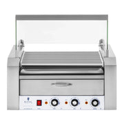 Griglia per salsicce con 9 rulli cassetto scaldavivande 2200 watt acciaio inox 14_0001921