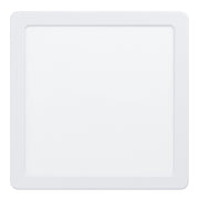 Faretto Ad Incasso Moderno Fueva 5 Acciaio Bianco Led Integrato 17W 3000K