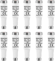 Kit di interruttori ceramici per protezione di cavi - 10A 500VAC - 10 pezzi - Interuttrice - Adatto per protezione di cavi - Tipo DI