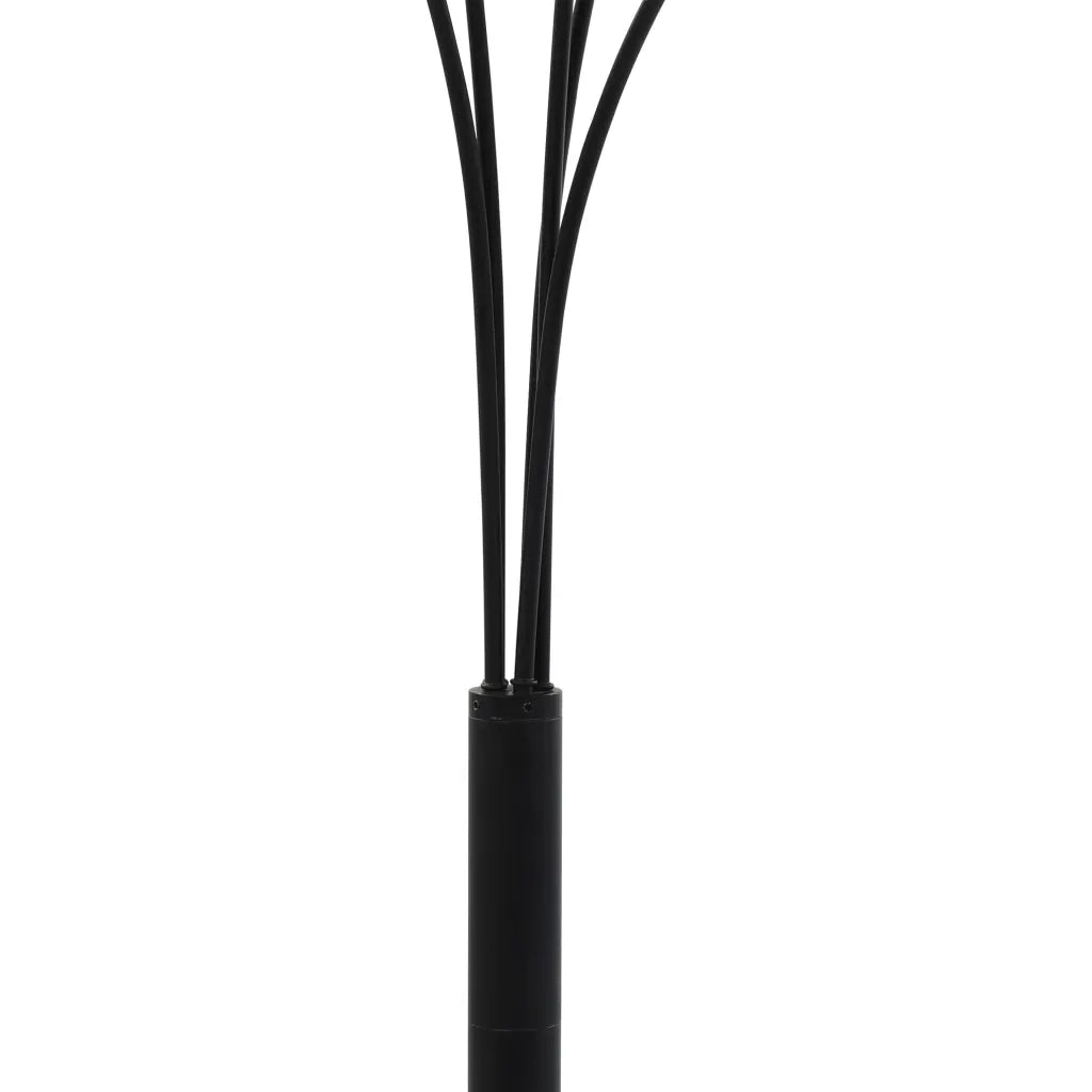 Lampada da Terra 200 cm 5 Bulbi E14 Nero e Oro CFW3265949