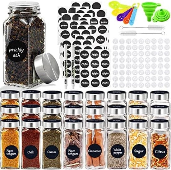 Set di contenitori per erbe - Tutte le misure a portata di mano - Organizzatore di cucina