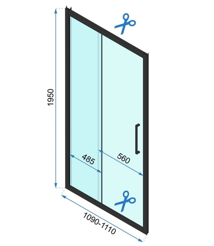 Cabina Doccia Rapid Slide Chrom 150x90