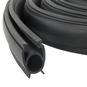 Sigillo Porta Garage Nero 41 x 33 mm 5,5 m PVC 42038298