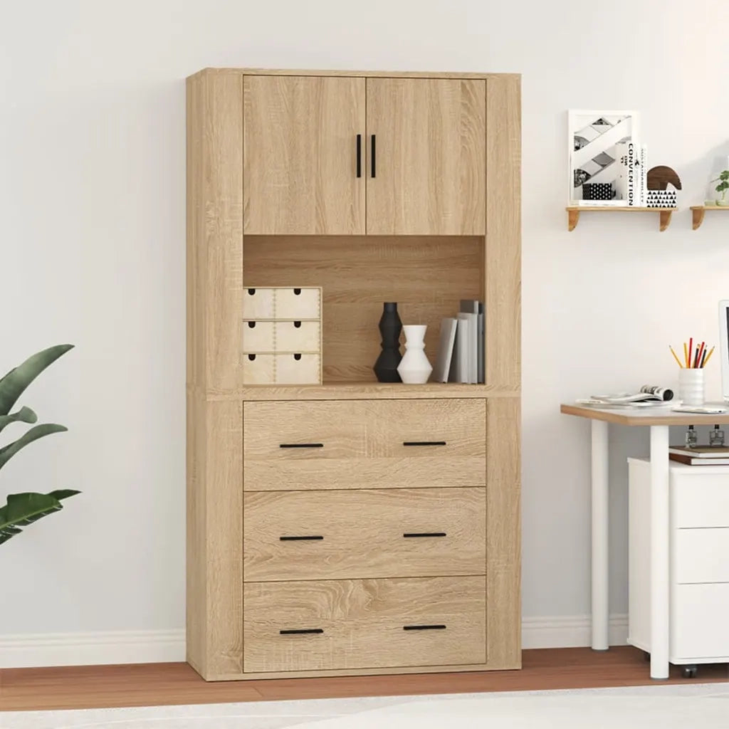 Credenza Rovere Sonoma in Legno Multistrato 3185386