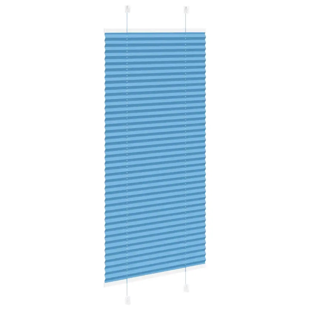 Tenda Plissettata Blu 65x100 cm Larghezza Tessuto 64,4 cm 4015170