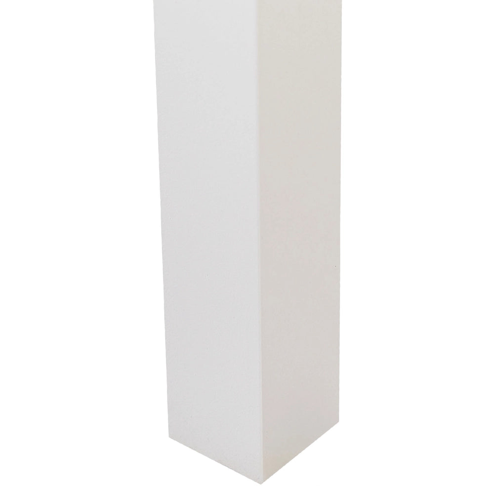 Tavolo da Giardino beige e Alluminio Bianco Resistente resistente agli agenti atmosferici moderno
