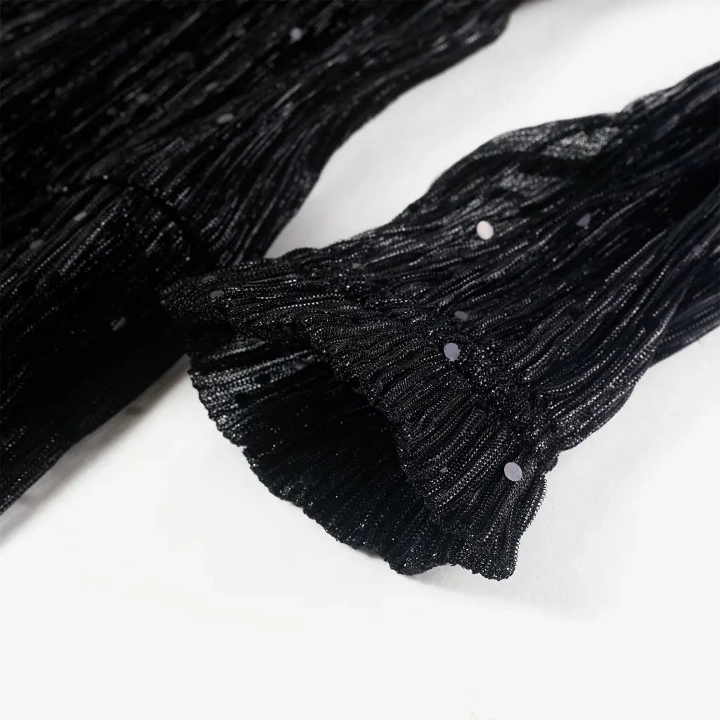 Abito per Bambine a Maniche Lunghe Nero 104 14883