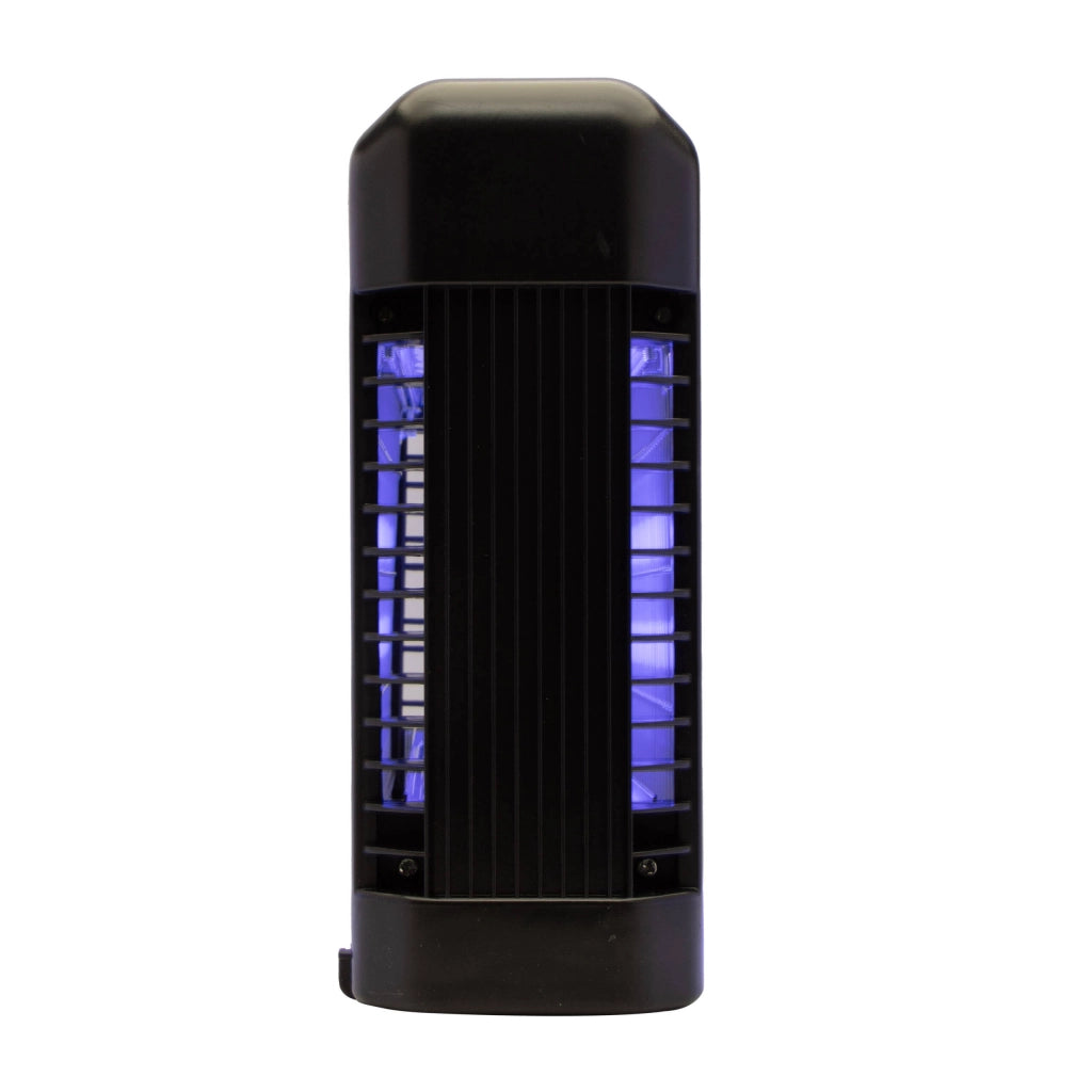 Lampada antizanzare elettrica UV-A LED 27W, copertura 50mq, griglia elettrificata doppio tubo 8W, vassoio raccolta estraibile - SOGO