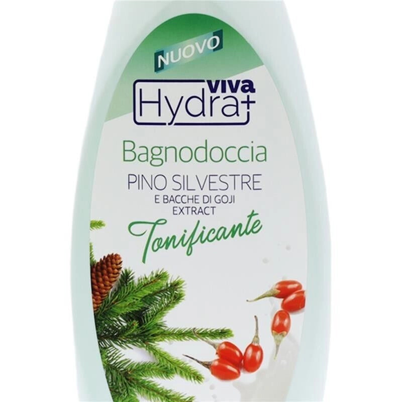 HYDRA VIVA+ BAGNODOCCIA TONIFICANTE PINO SILVESTRE & BACCHE DI GOJI 750 ML