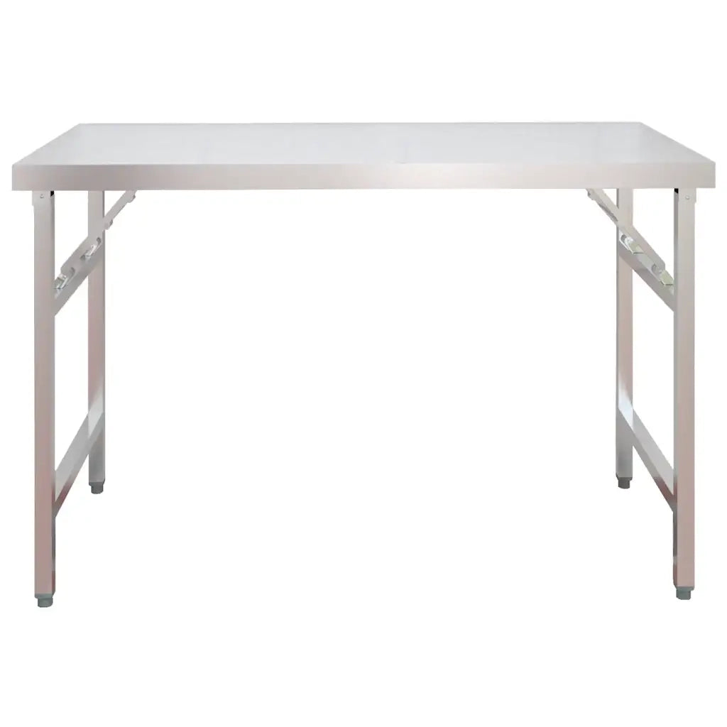 Tavolo Lavoro Cucina con Ripiano 120x60x115 cm Acciaio Inox CFW4394125