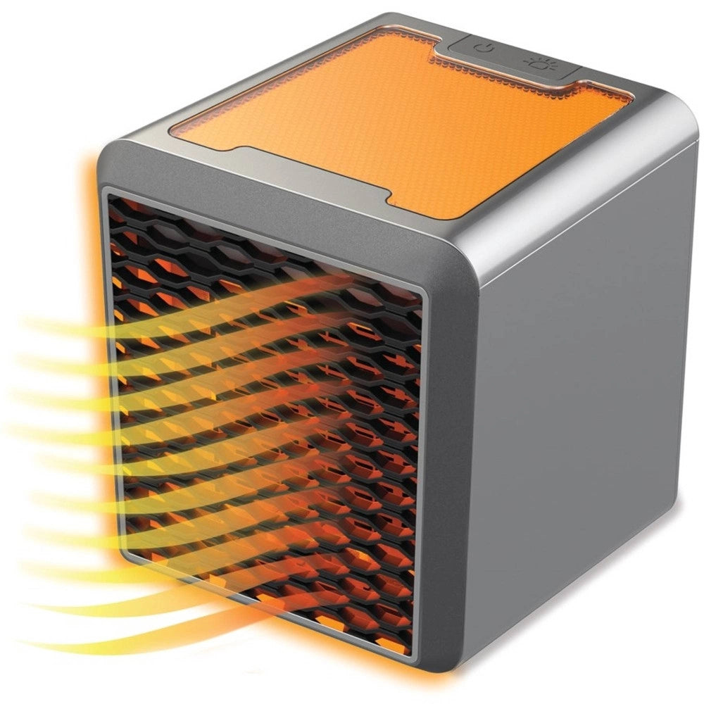 Trade Shop - Stufa Elettrica Portatile 1200w Purificatore Aria Piastra In Ceramica Regolabile -