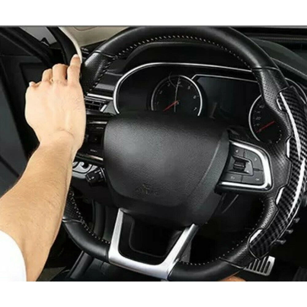 Trade Shop - Set 2 Coprivolante Auto Sportivo Universale In Fibra Abs Copertura Anti Scivolo -
