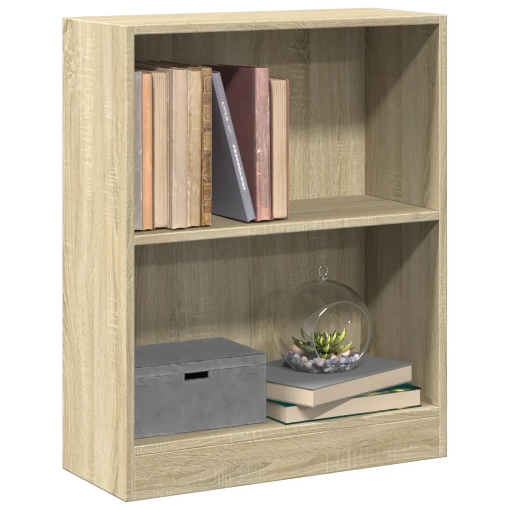 Libreria Rovere Sonoma 60x24x76 cm in Legno Multistrato 800858