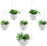 Set di 6 pendenti per piante in macramè - vasi per piante da parete - sostenitori per piante da appendere - decorazione per la stanza, balcone e giardino