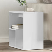 Tavolino Bianco 50x30x50 cm in Legno Multistrato 840555