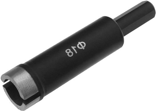 Boor diamantato 18 mm con manico antiscivolo a forma di triangolo per macchine a percussione elettriche - perforazione secca e umida - grande foro per calcestruzzo, mattoni, pavimenti in lastre di pietra, pietra.