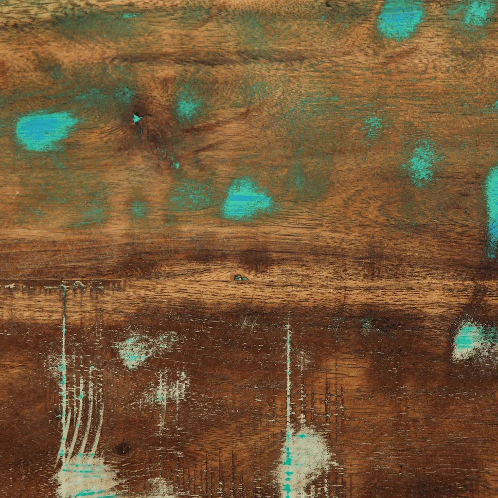 Comodino-Tavolino da notte Multicolore 50x27x50 cm in Legno Massello Recupero 978468