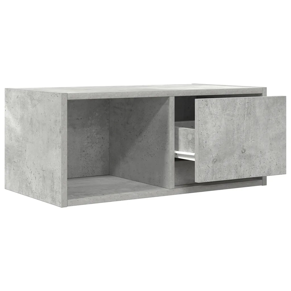 Mobili TV 2 pz Grigio Cemento 60x31x25,5cm in Legno Multistrato