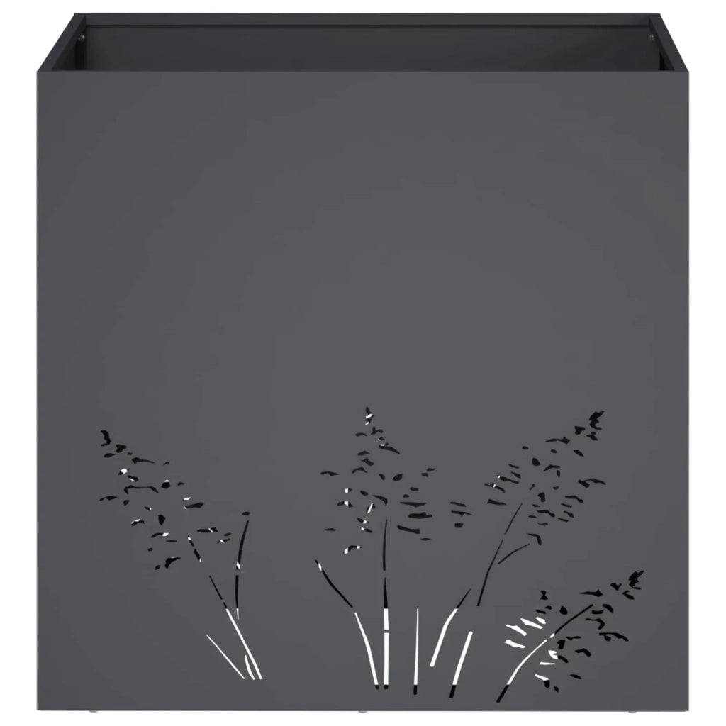 Vaso da giardino 2 pz Antracite 50 x 50 x 49 cm 8005797