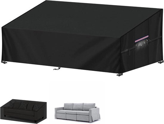 Copertura per Bancopiazza - Impermeabile Contenitore - 1 pezzo - Nero - Tessuto Oxford - 208x99x89/61cm