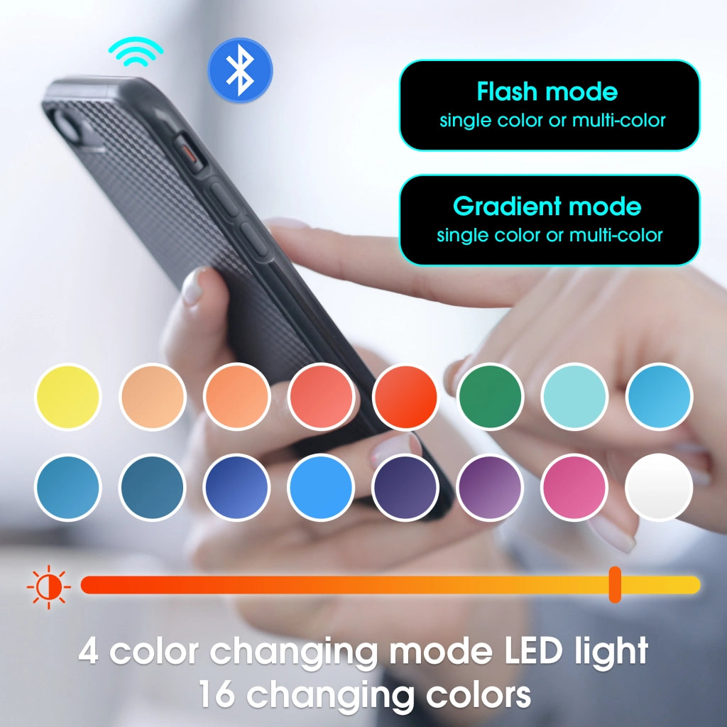Tavolino da salotto con 1 vano contenitore e ripiani aperti; LED a 16 colori; soggiorno; 100 × 50 × 32.5 cm