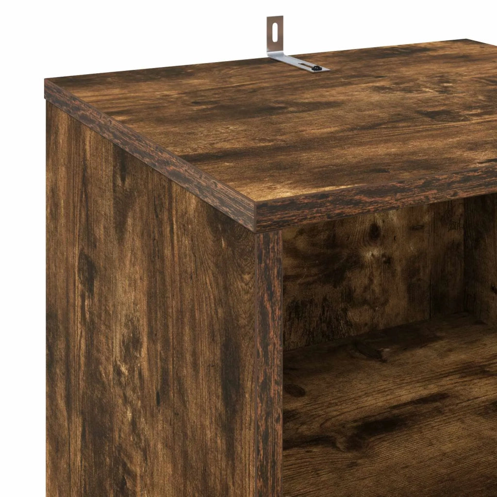 Mobile porta vinili Rovere Fumo 38 x 33 x 61 cm 8012862