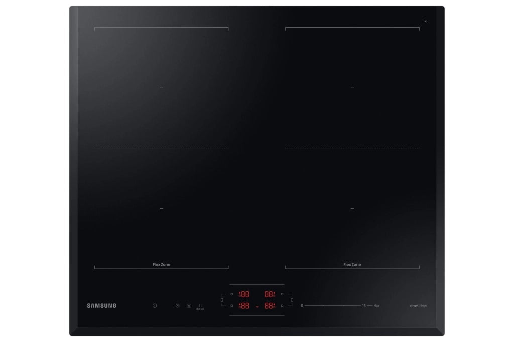Samsung NZ64B5066KK Piano Cottura ad Induzione Power Control Slide Control Slim Fit Nero 60cm 4 Zone