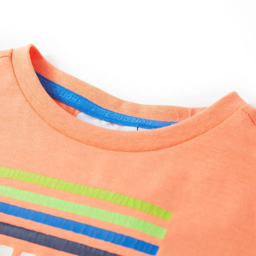Maglietta per Bambini Arancione Neon 128cod mxl 133426