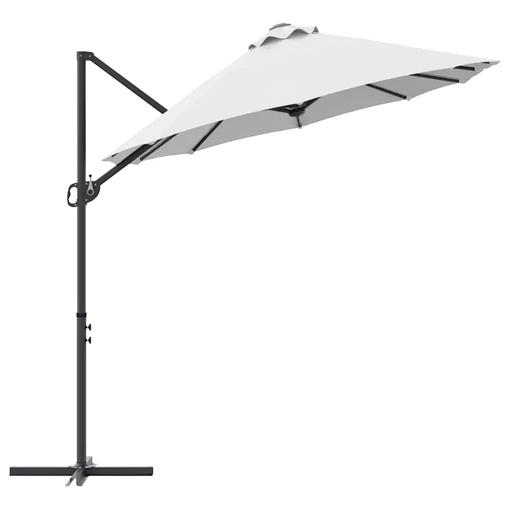 Ombrellone Sabbia 372 x 198 x 243 cm Poliestere e Alluminio 42003375