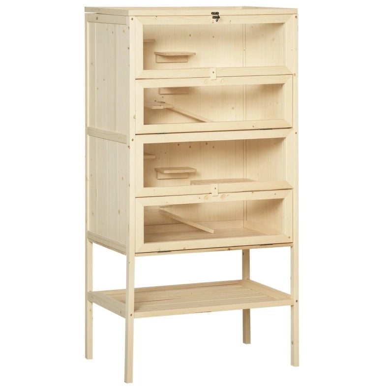 Gabbia per piccoli roditori a 5 livelli 60 x 40 x 120 cm