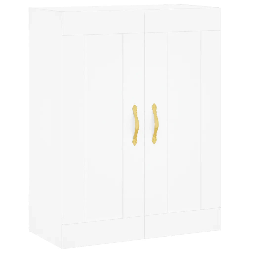 Credenza Bianca 69,5x34x180 cm in Legno Multistrato 3199665