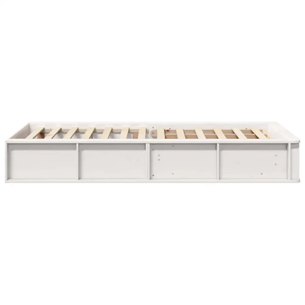 Struttura del letto Bianco 100 x 200 cm Pino massello 3385731