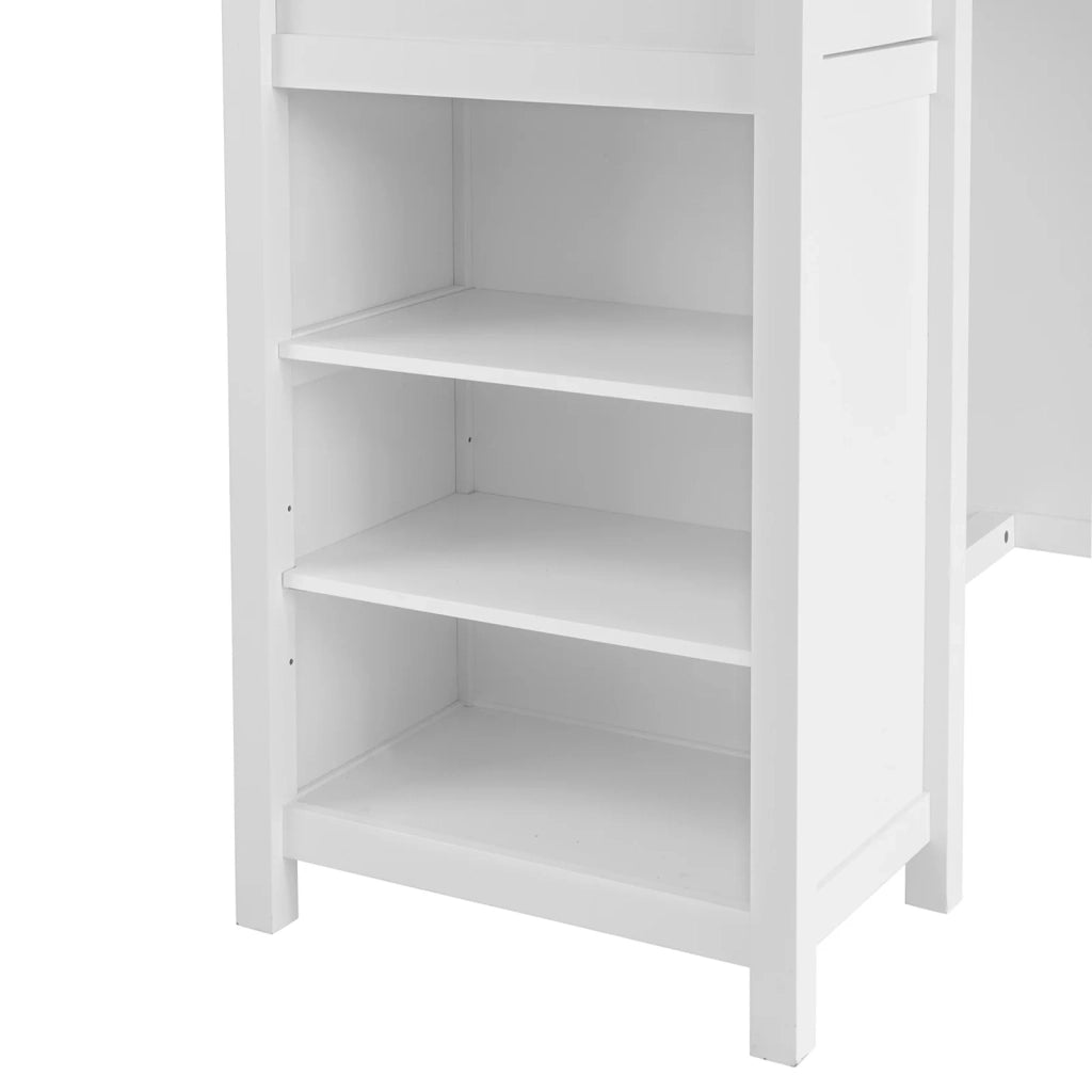 Penisola Cucina Tavolo Alto Bar in Legno Lunghezza: 120 cm profonditĂ : 55 cm Altezza: 90 cm Bianco FWT64-WN