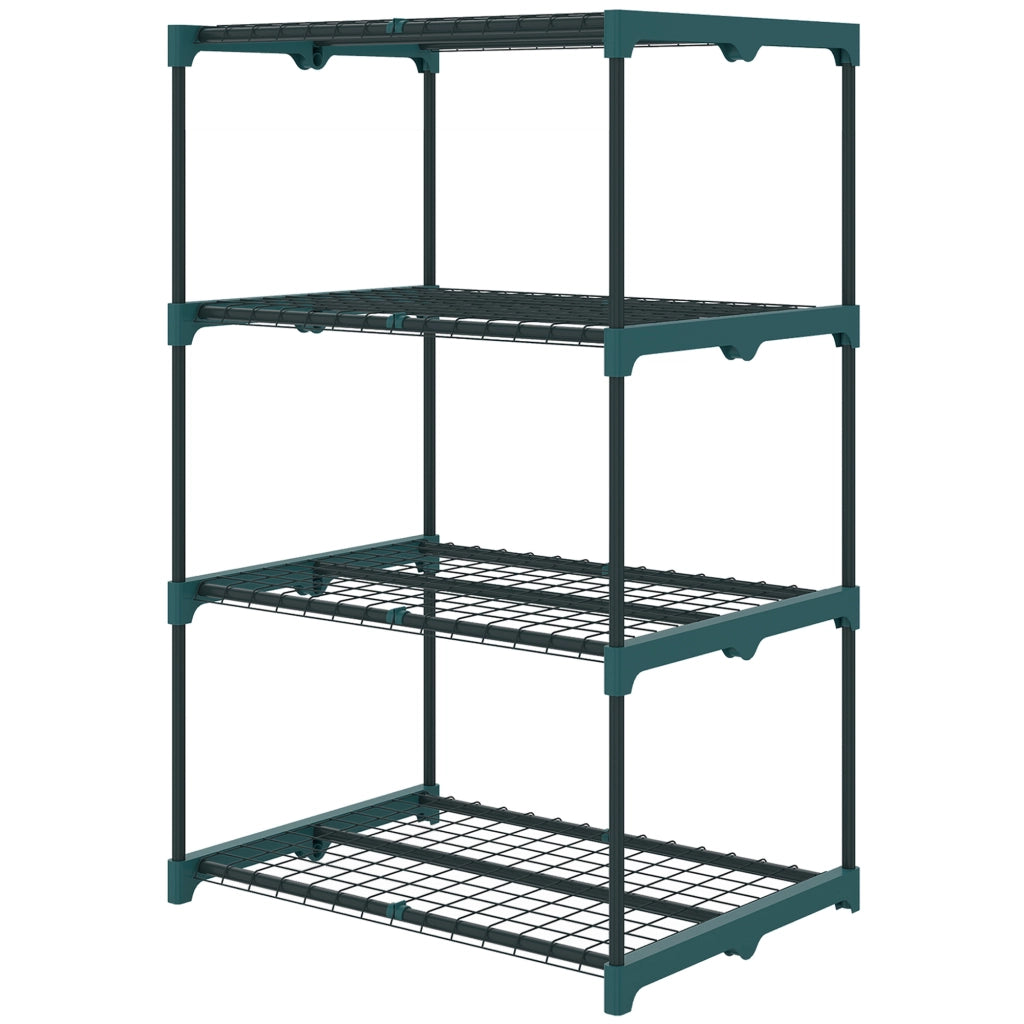 Libreria scaffale 4 livelli ¨C zephmum ¨C verde 67x49x105 cm