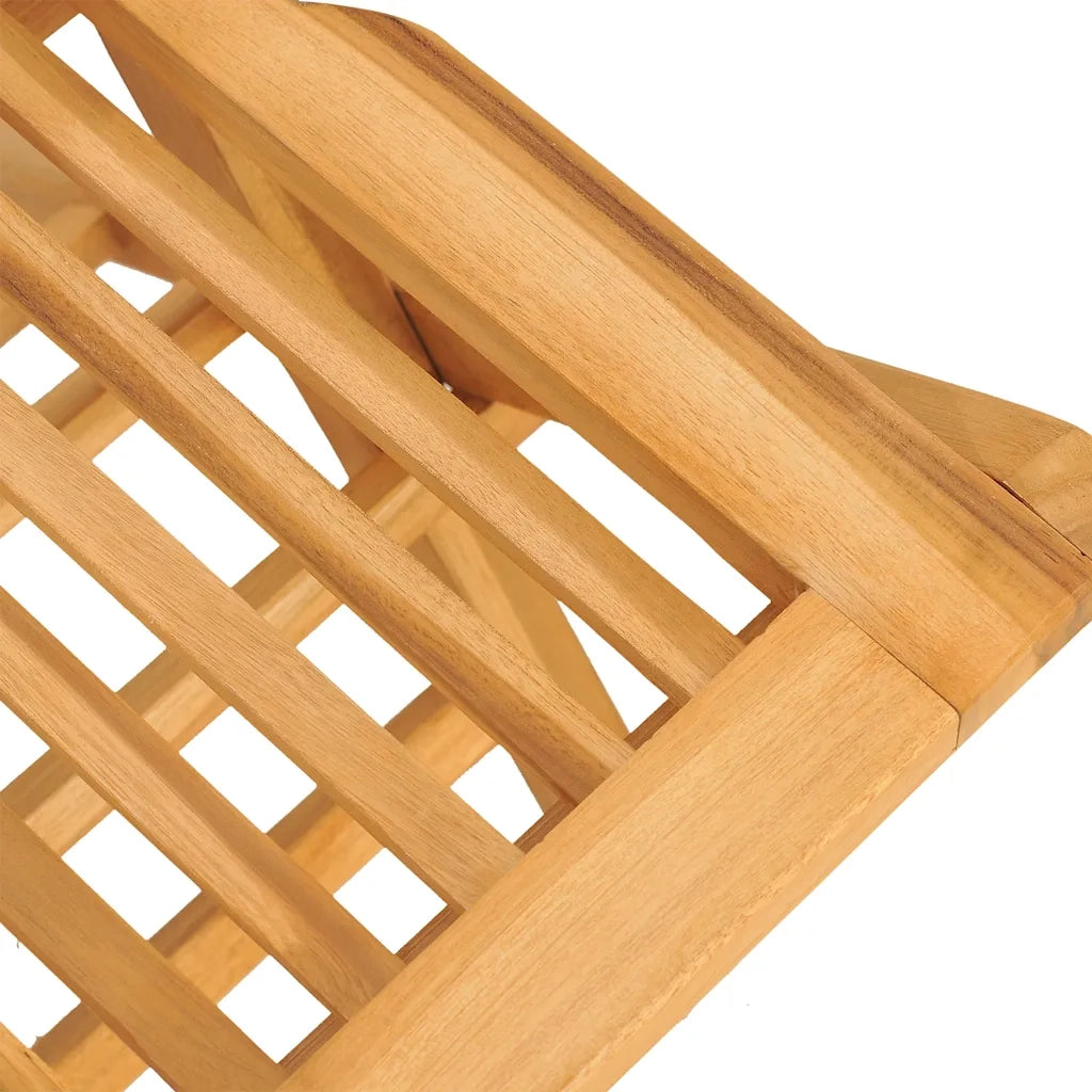 Set da Pranzo da Giardino 7 pz in Legno Massello di Teak 3155012