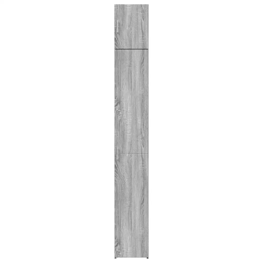 Mobile Sottile Grigio Sonoma 30x42,5x225 cm in Truciolato 3281264