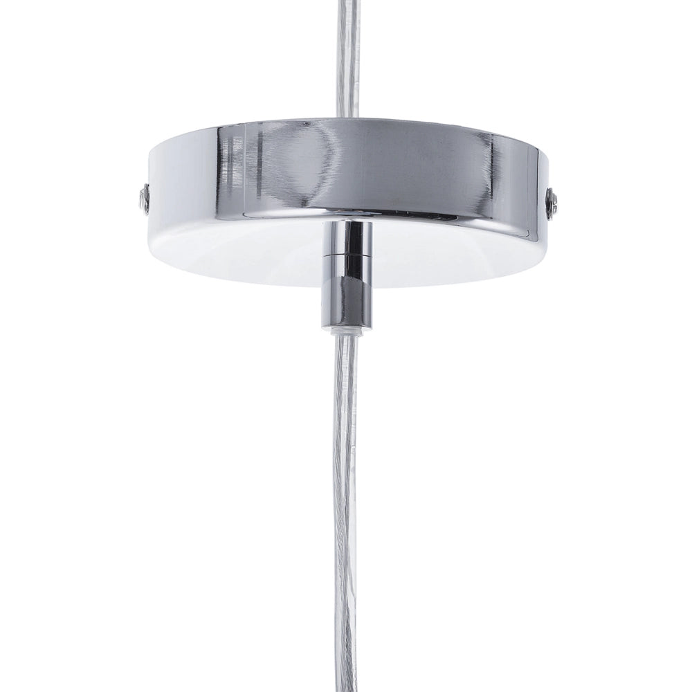 Lampada a Sospensione lampadario a Globo Moderno in Vetro Trasparente