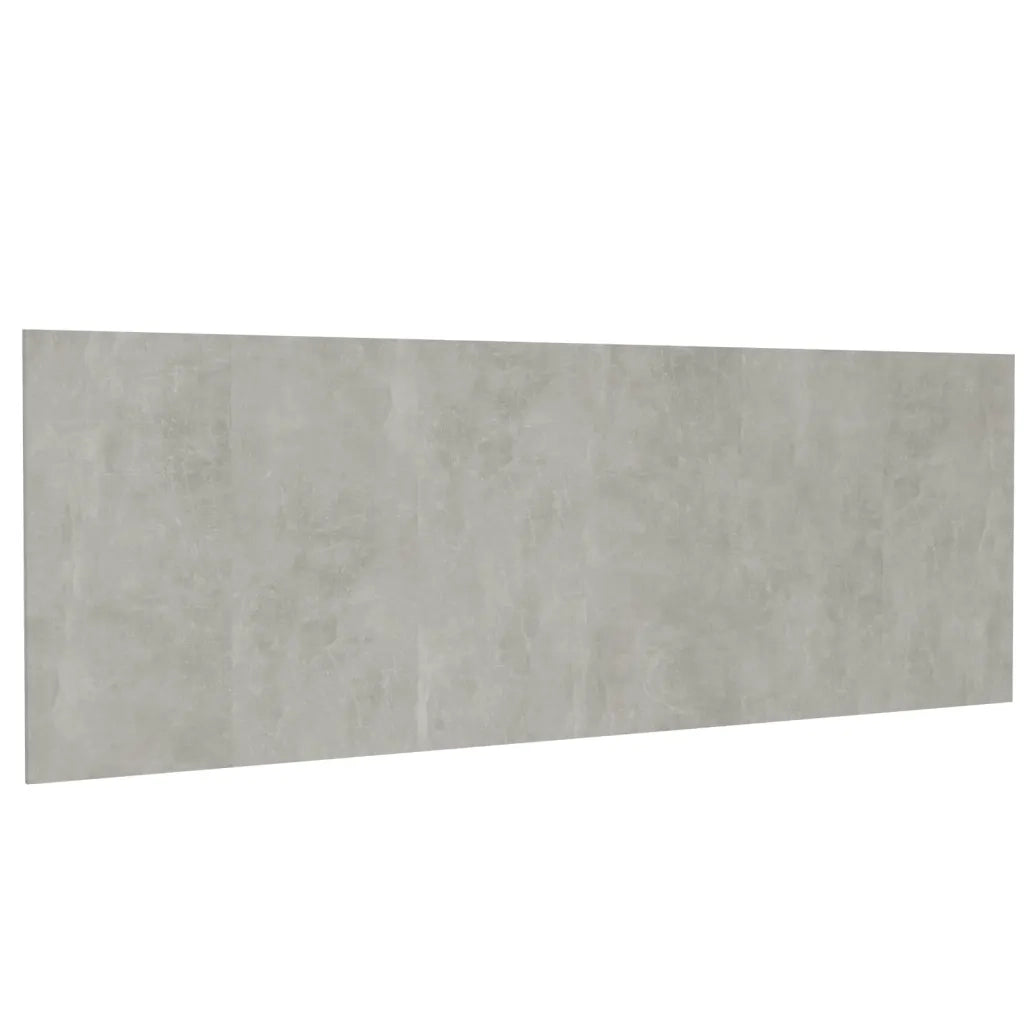 Testiera | Testata Letto Grigio Cemento 240x1,5x80cm Legno Ingegnerizzato