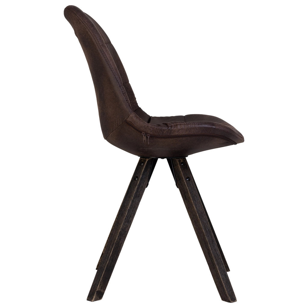 Sedia in legno imbottita 48x44x84h cm