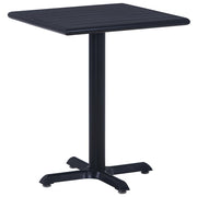 Tavolo da Giardino Nero 60x60x75 cm cod mxl 34258