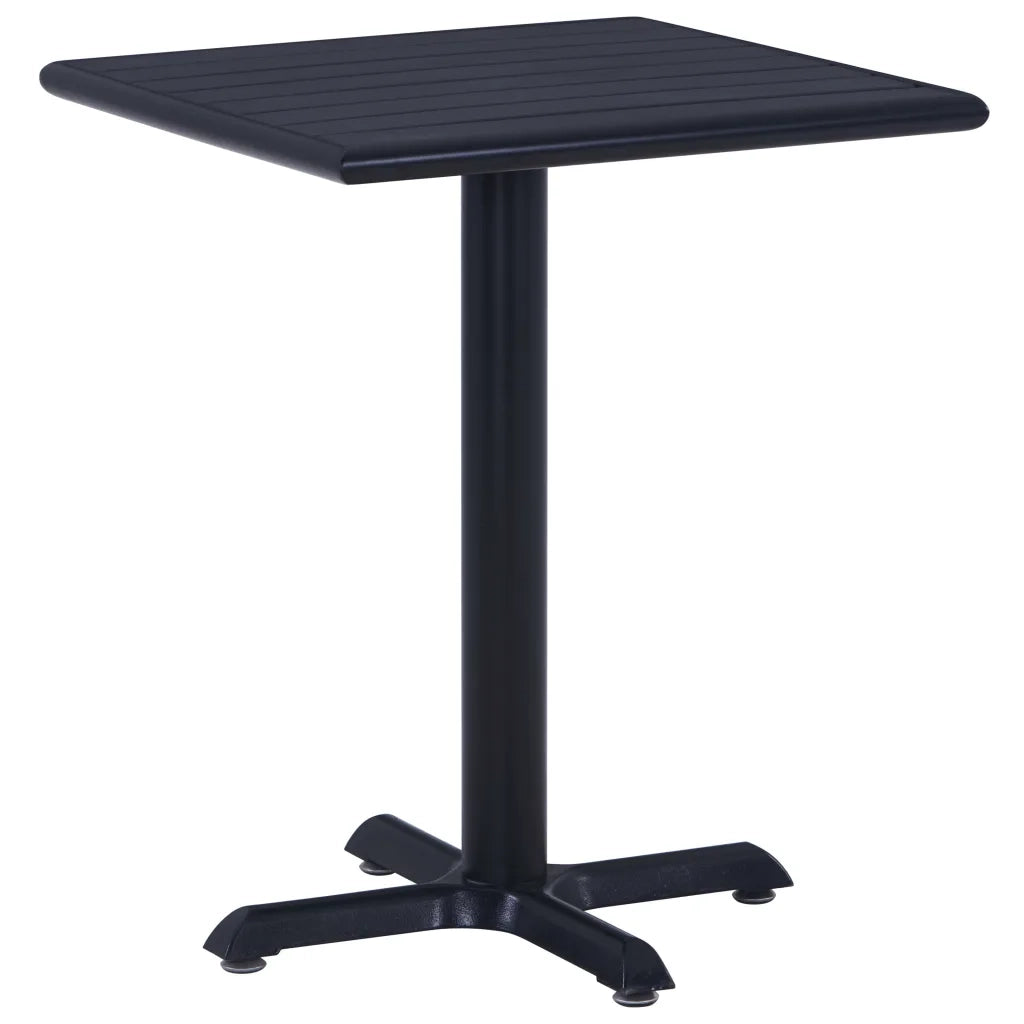 Tavolo da Giardino Nero 60x60x75 cm cod mxl 34258