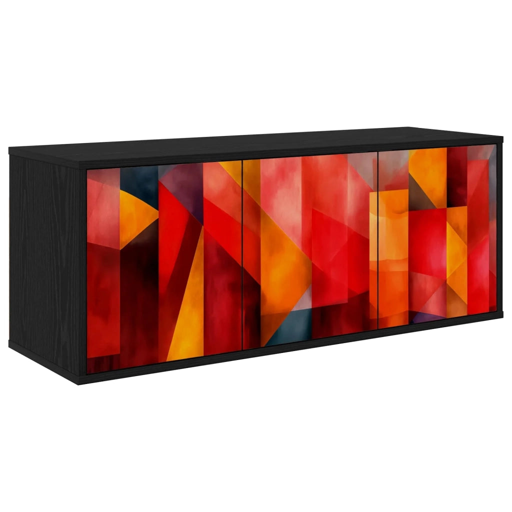 Mobile TV da Parete HEESCH 102 x 33 x 40 cm Rovere Nero 8007168