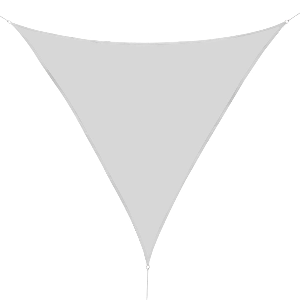 Tenda da sole triangolare ¨C zephmum ¨C 4x4x4 m grigio polyester 160 g/m2