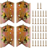 4 pezzi di connettori letto, attacchi letto, attacchi letto per carichi pesanti, attacchi letto per appendere, decorazioni letto, connettori angolari
