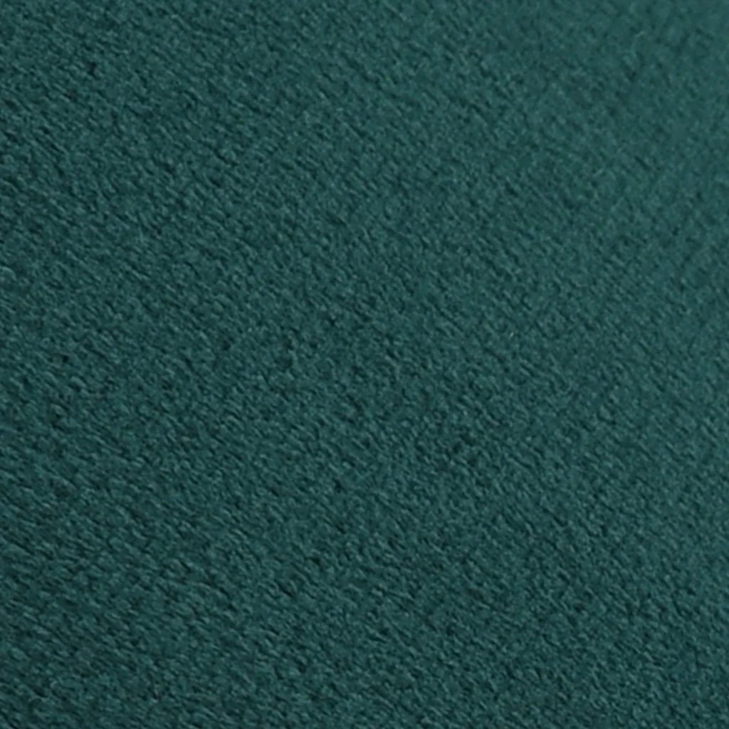 Sgabello Verde Scuro e Oro in Velluto 28 x 36 cm 249832