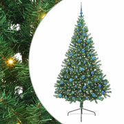 Albero di Natale | Decorazioni natalizie artificiale con luci integrate Verde 240 cm