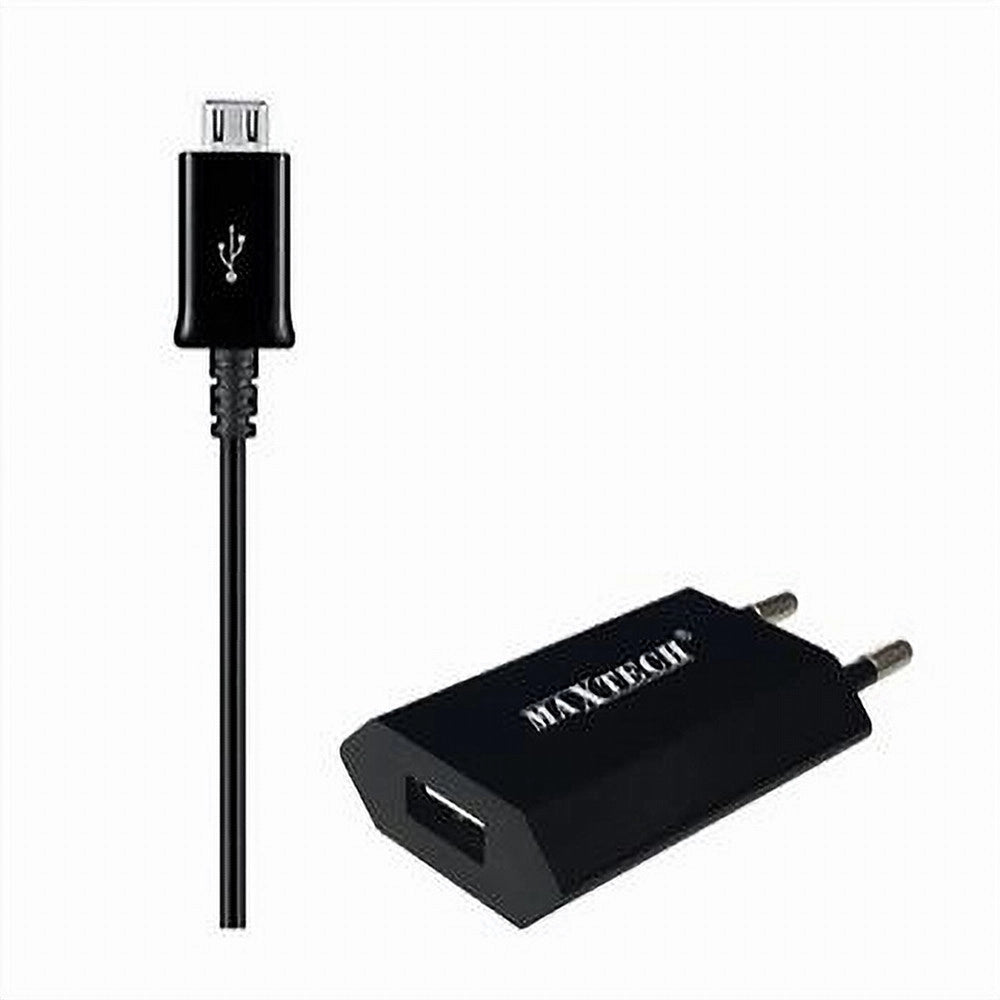 Trade Shop - Caricabatterie 2x1 5pin Per Samsung Galaxy Series Smartphone 5v/1a Maxtech Ms-t002 -