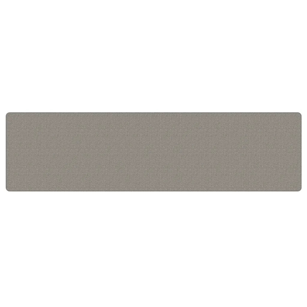 Tappeto Corsia Aspetto Sisal Argento 80x300 cm 355802
