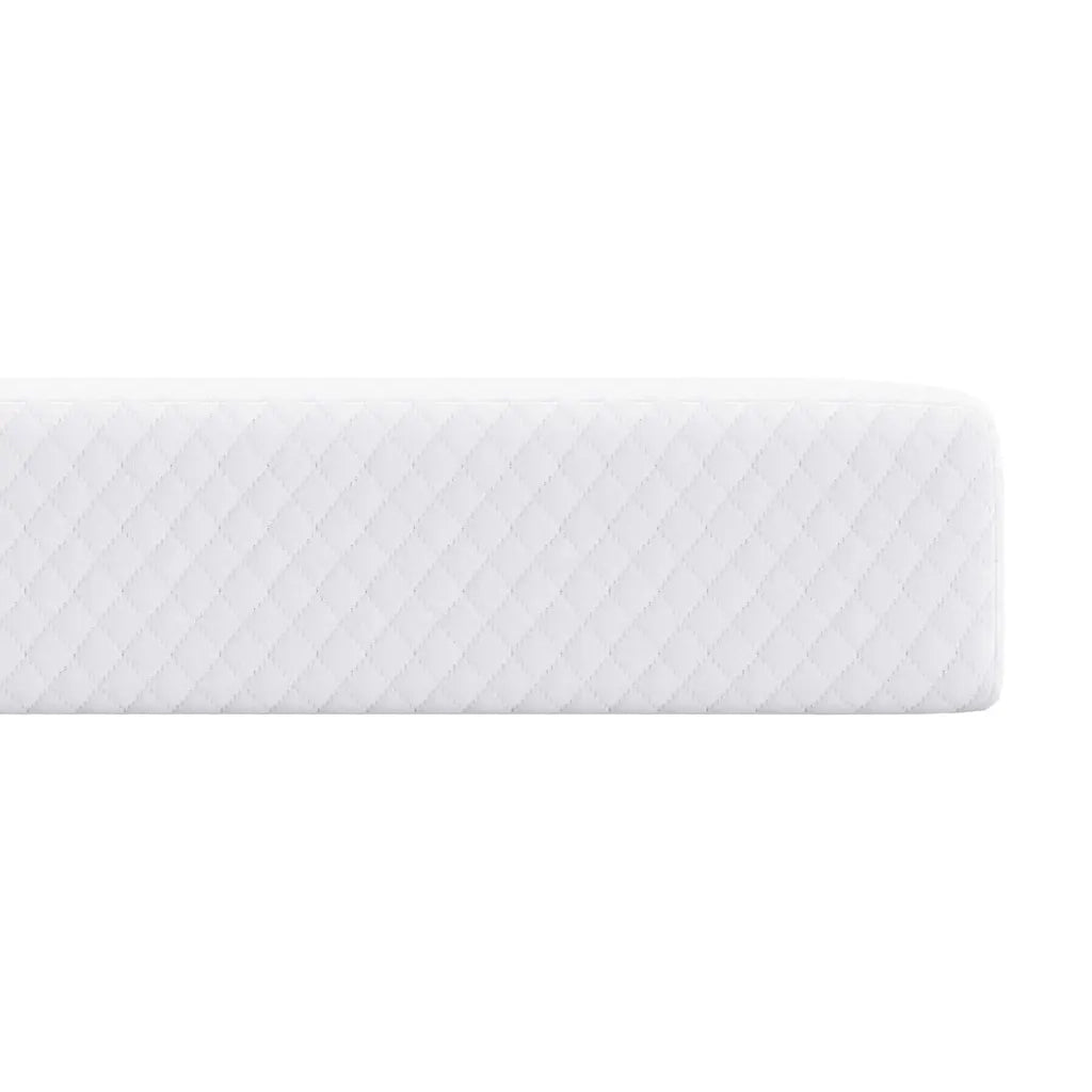 Topper per materasso Bianco 100 x 200 cm Tessuto Jacquard CFW2218174