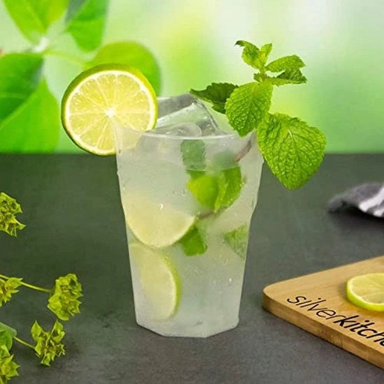 30 x bicchieri da cocktail in vetro trasparente 300 ml resistenti e riutilizzabili - prodotti in Germania - materiale PP - trasparente